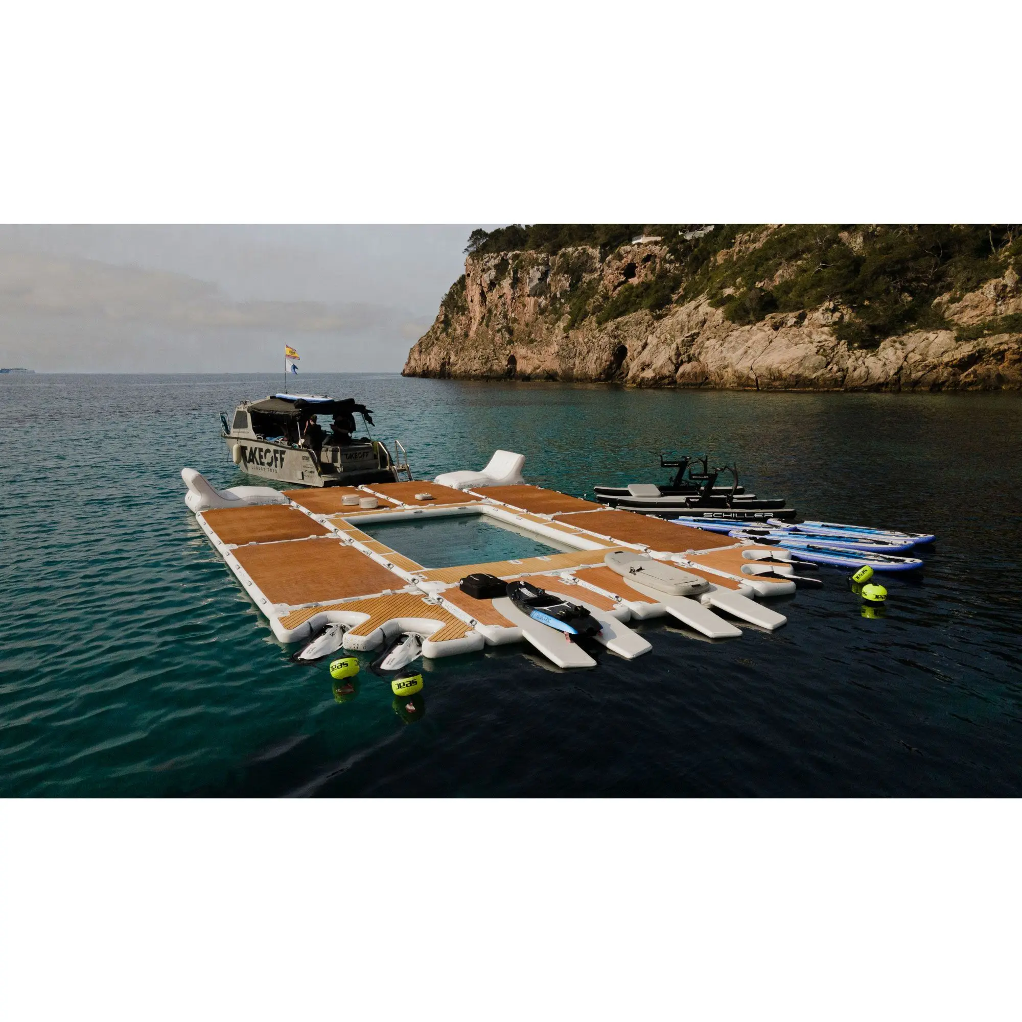Yachtbeach Luxury Pool 6.2 x 4.1 x 0.2m Dropstich