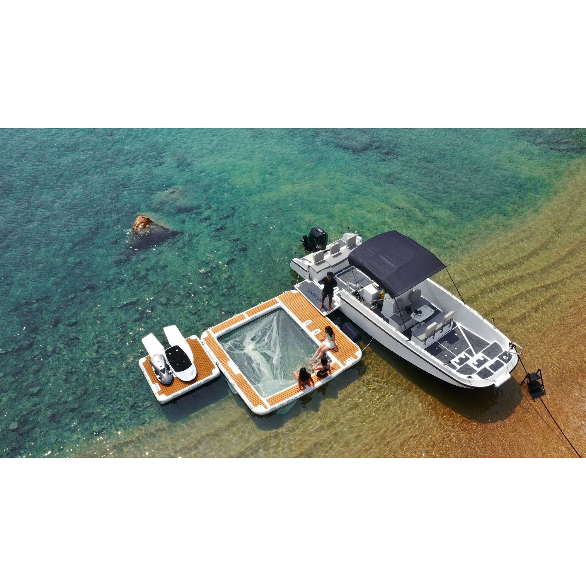 Yachtbeach Luxury Pool 4.1 x 4.1 x 0.2m Dropstitch