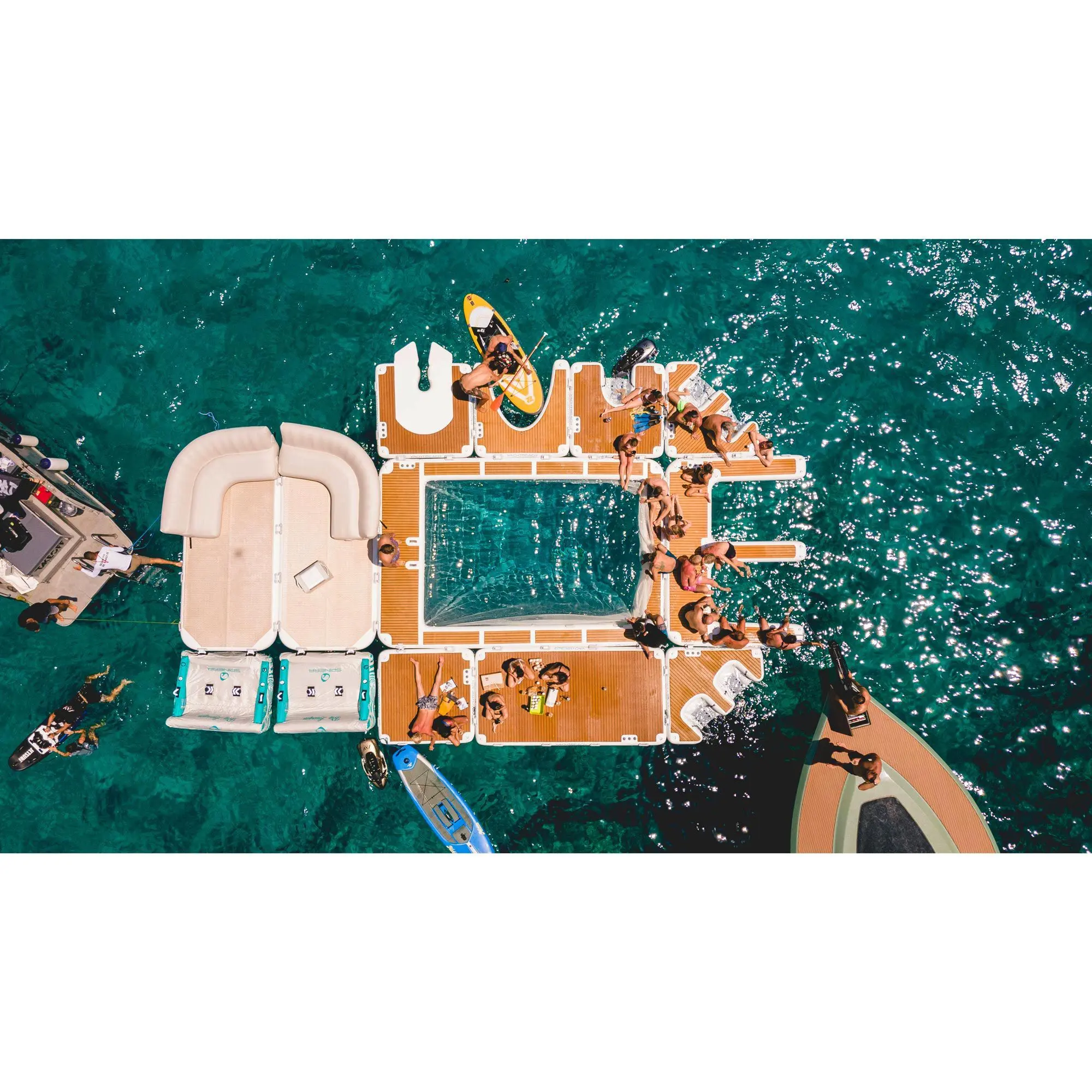 Yachtbeach Multi Dock and Lounger 2m x 2 m x 20cm