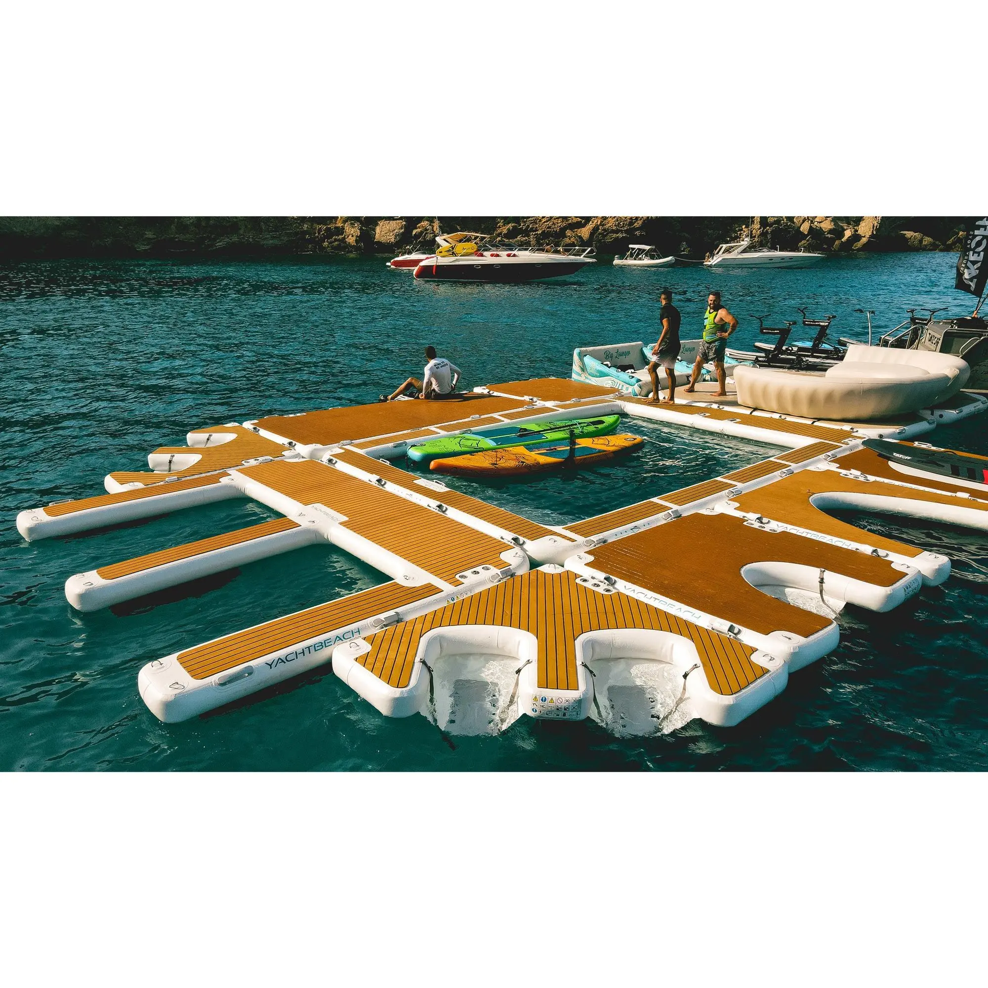 Yachtbeach Multi Dock and Lounger 2m x 2 m x 20cm